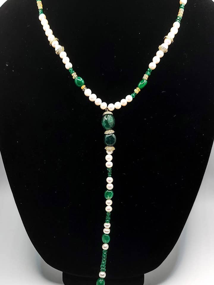 Emerald pärlhalsband för wholesale av L. Styles, LLC