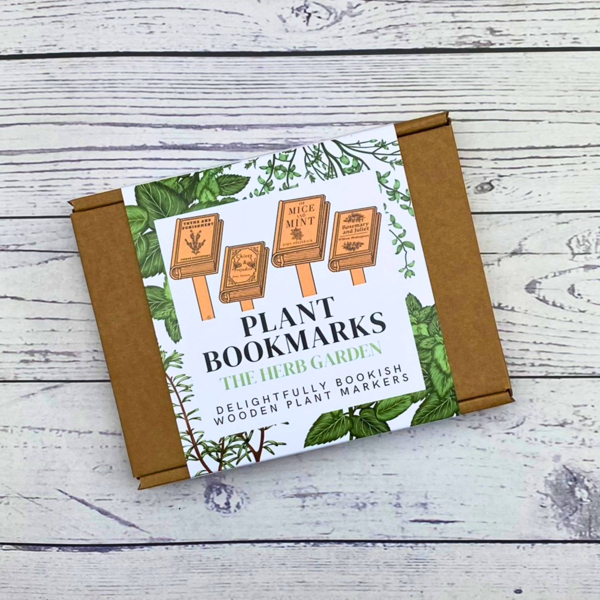 GiftSmith - Wholesale Bookmark - Plant Bookmarks: The Herb Garden