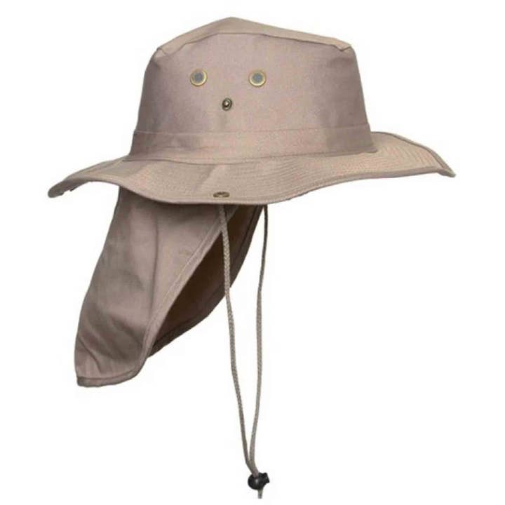 HALLEE - Wholesale Boater Hat - Unisex - Boonie Hat with Neck Flap - Assorted5
