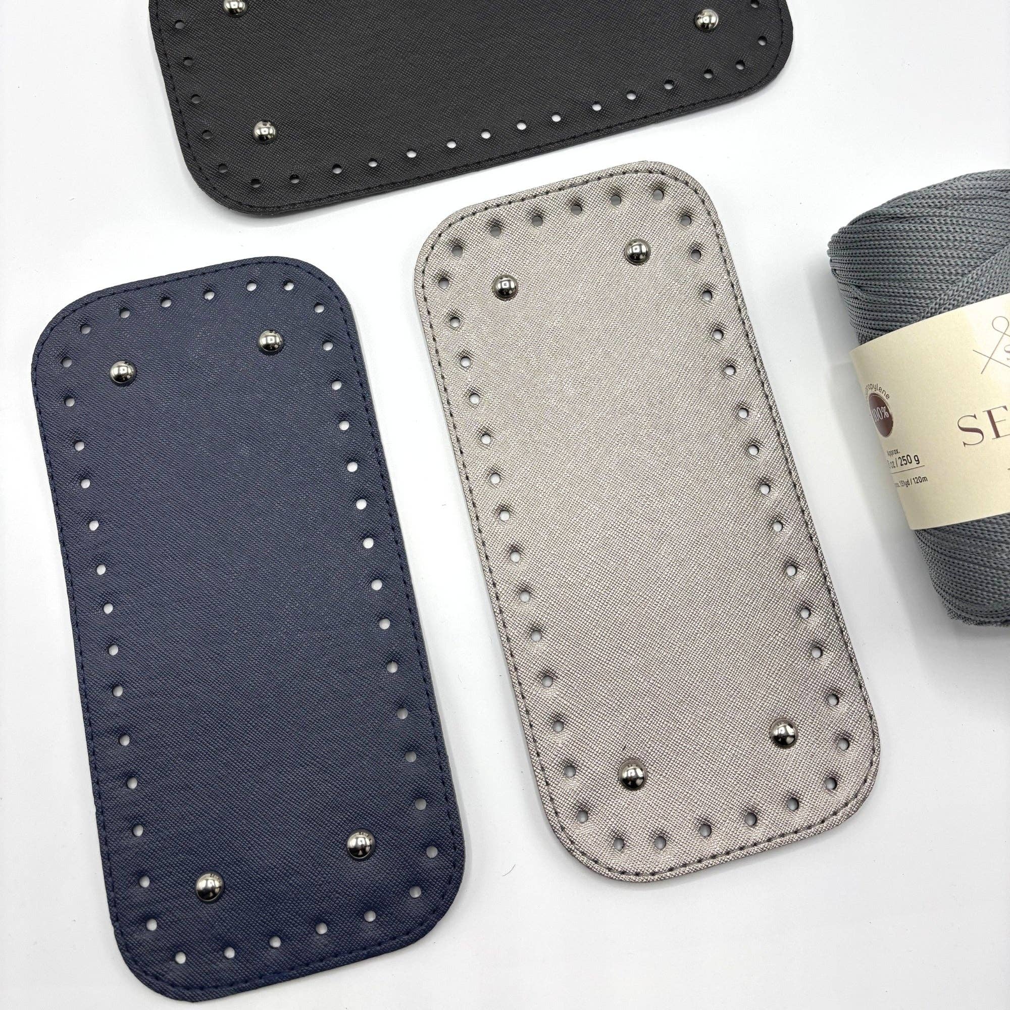 Sensy - Venta al por mayor Material para punto/ganchillo - Base para bolso mediano y base inferior de poliuretano, 12 cm x 25 cm19