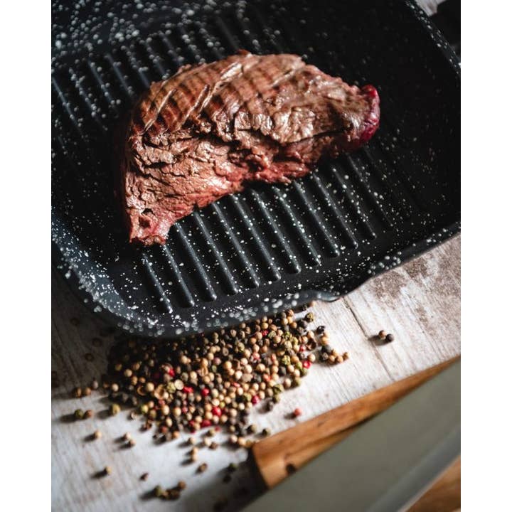 Klaus Cuisine - Wholesale Cast Iron Skillet - Genius 28 x 28 cm Grill Pan4