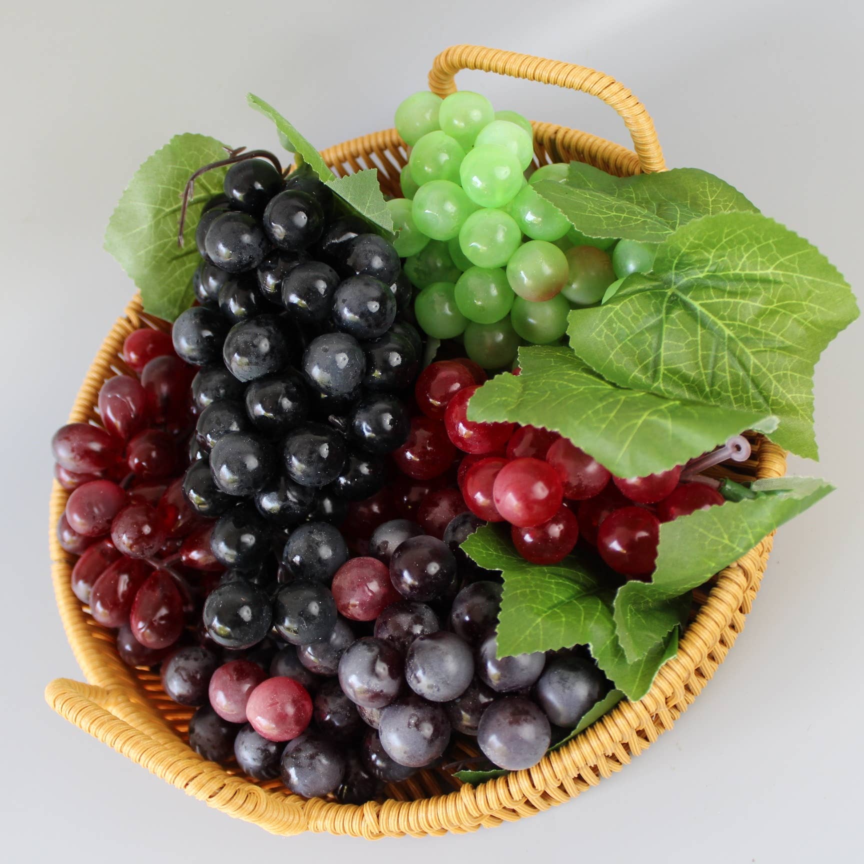 ACNITE(We cover U.S. import duties) – wholesale Konstgjorda blommor – Konstgjorda druvor som höstdekoration - fejkade frukter i lila och andra färger3