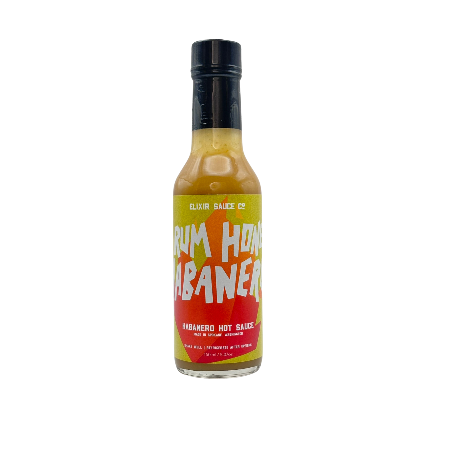 Elixir Sauce Co - Wholesale Hot Sauce - Elixir Sauce Co Rum Honey Habanero Hot Sauce1