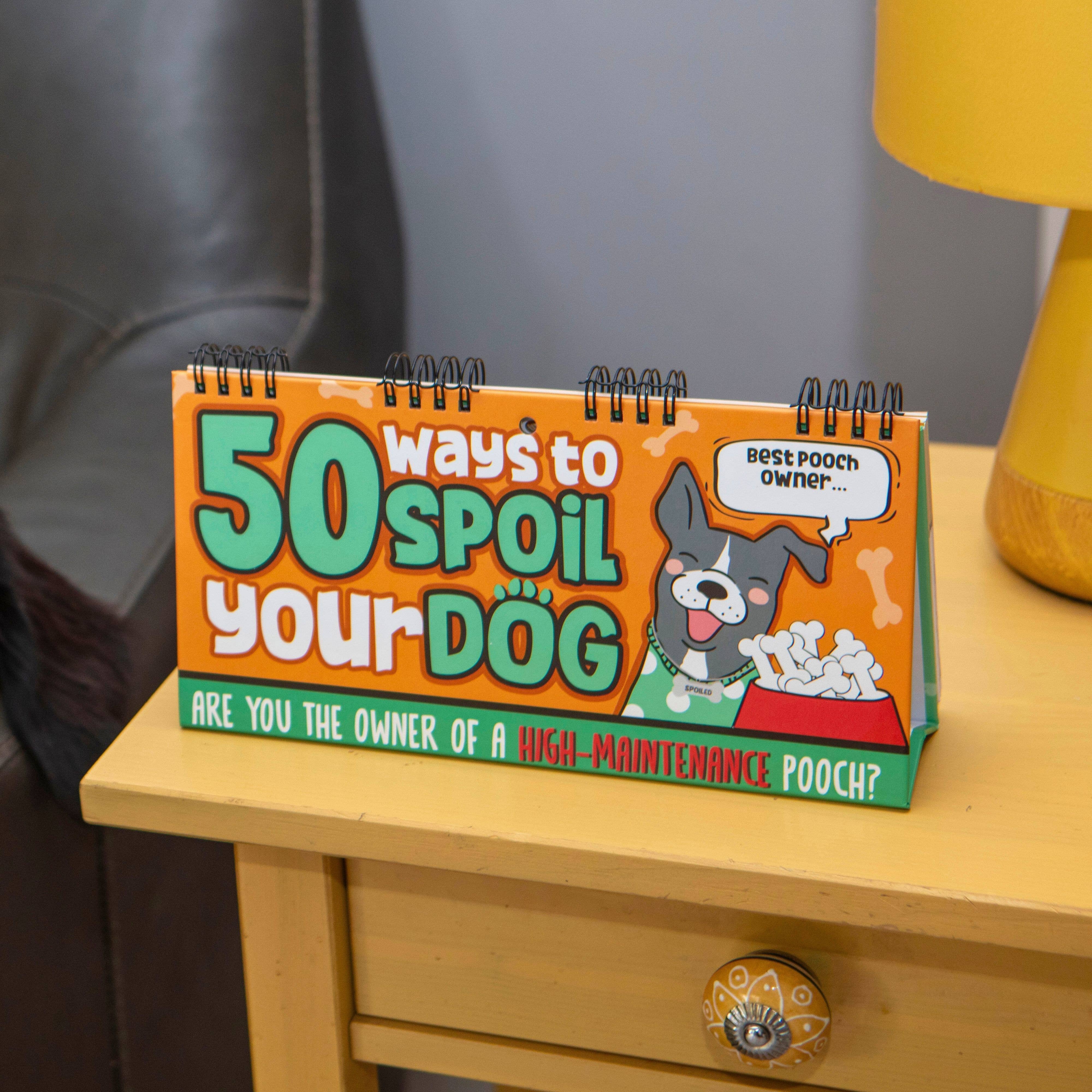 Boxer Gifts - Vente Animaux - 50 façons de gâter votre chien Flip Book - Cadeaux pour chiens0