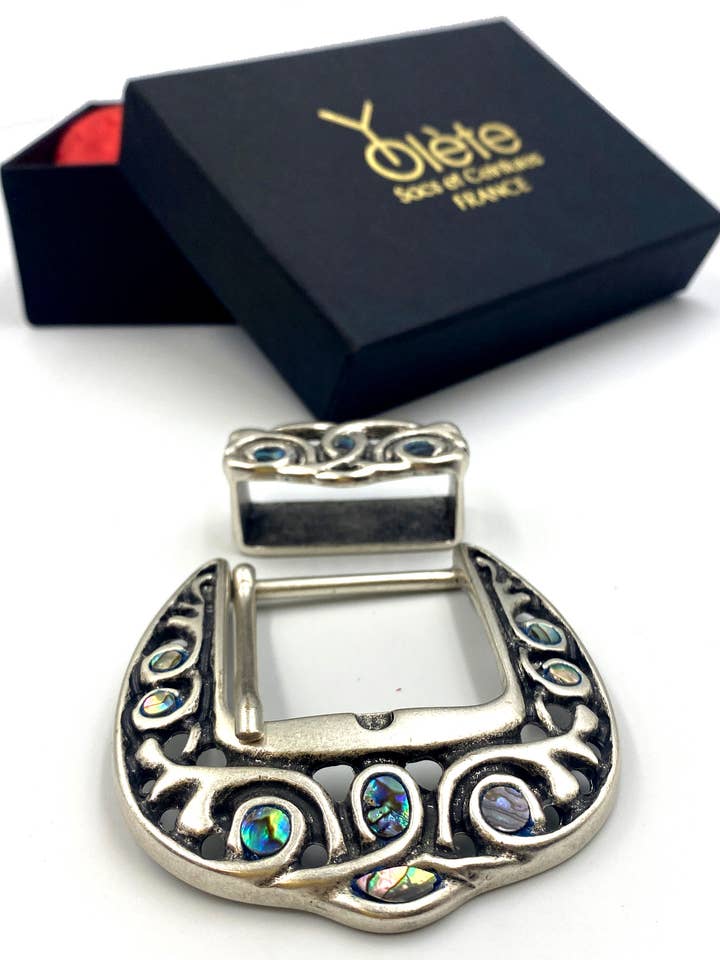 BELT BUCKLE - N66 LUXE NACRE for wholesale by Yolete