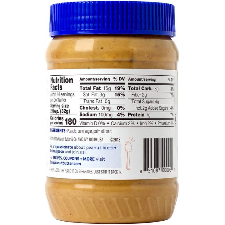 Peanut Butter & Co. - Wholesale Nut Butter - 16 oz Peanut Butter & Co. Crunch Time