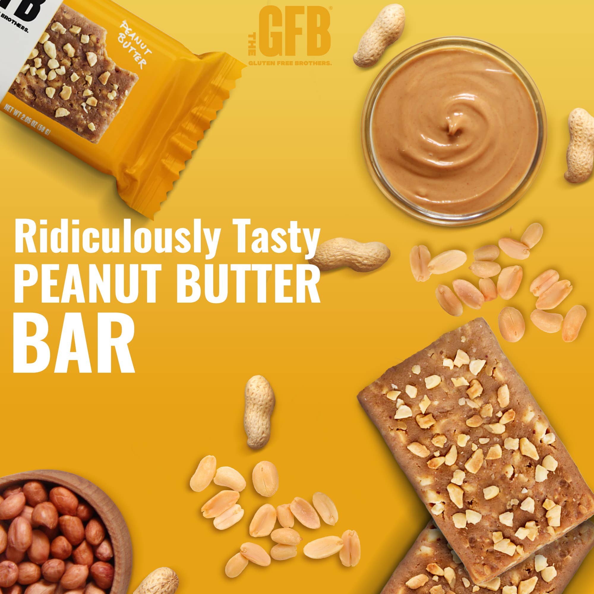 The GFB – wholesale Snack bar – Peanut Butter Protein Nutrition Snack Bar2
