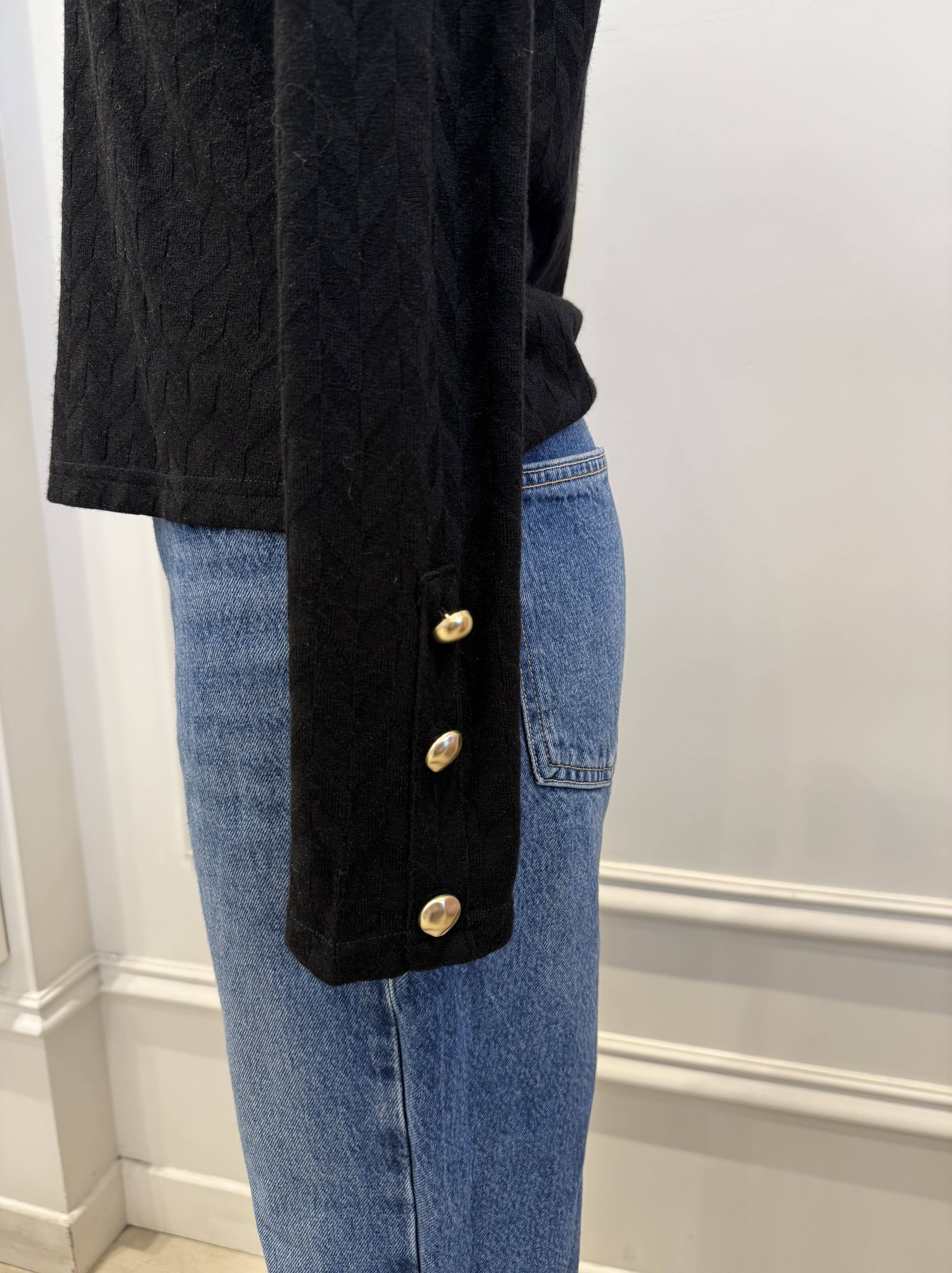 LOVIE & CO – wholesale Knit top – Women's – Textured long-sleeve top with a round neck - 4872T-REMI7