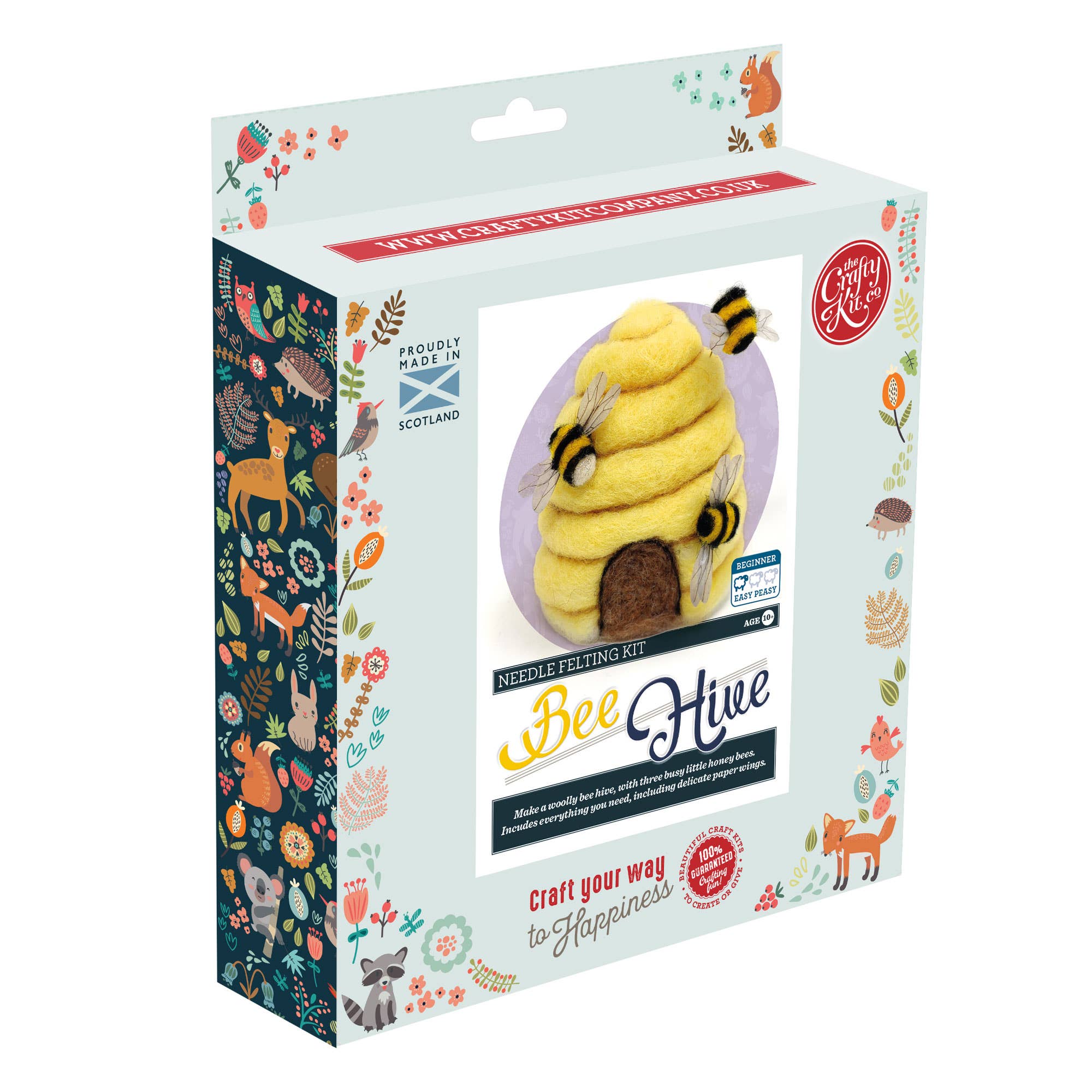 The Crafty Kit Company – Großhandel Bastel-Nähset – Bee Hive Bastelset für Nadelfilz1