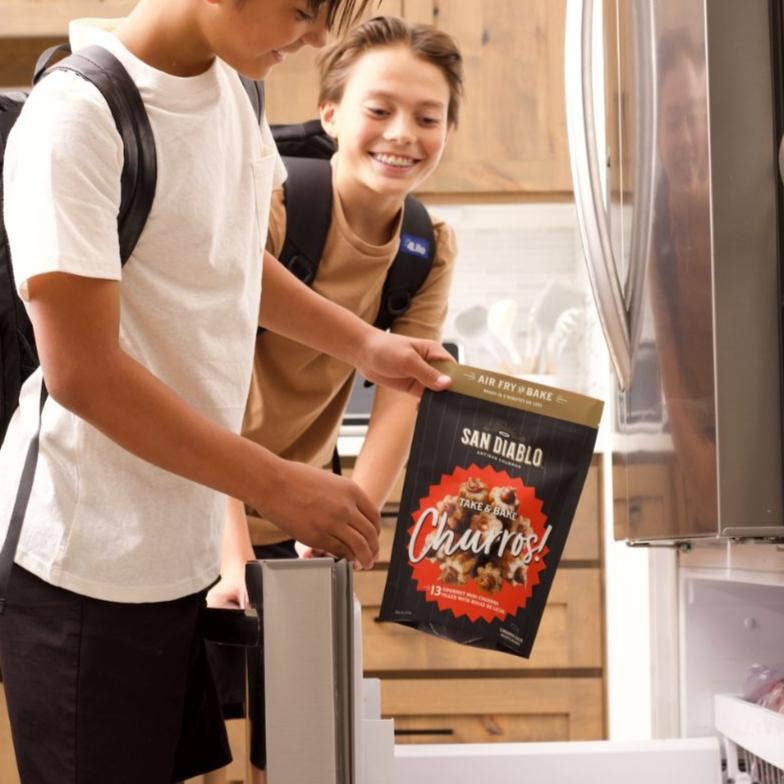 San Diablo Artisan Churros – Engroshandel Cookie – FROZEN Detailhandel Tag & Bag Fyldte Churros 13 Stk. ENKELTPAKKE3