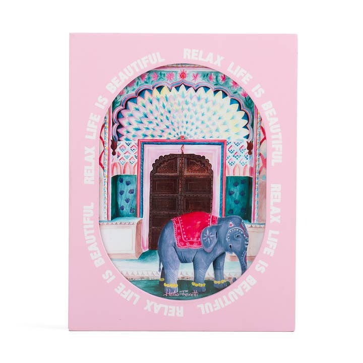 Helio Ferretti - Wholesale Picture frame - PINK HARMONY PHOTO FRAME - HAND PAINTED HF0