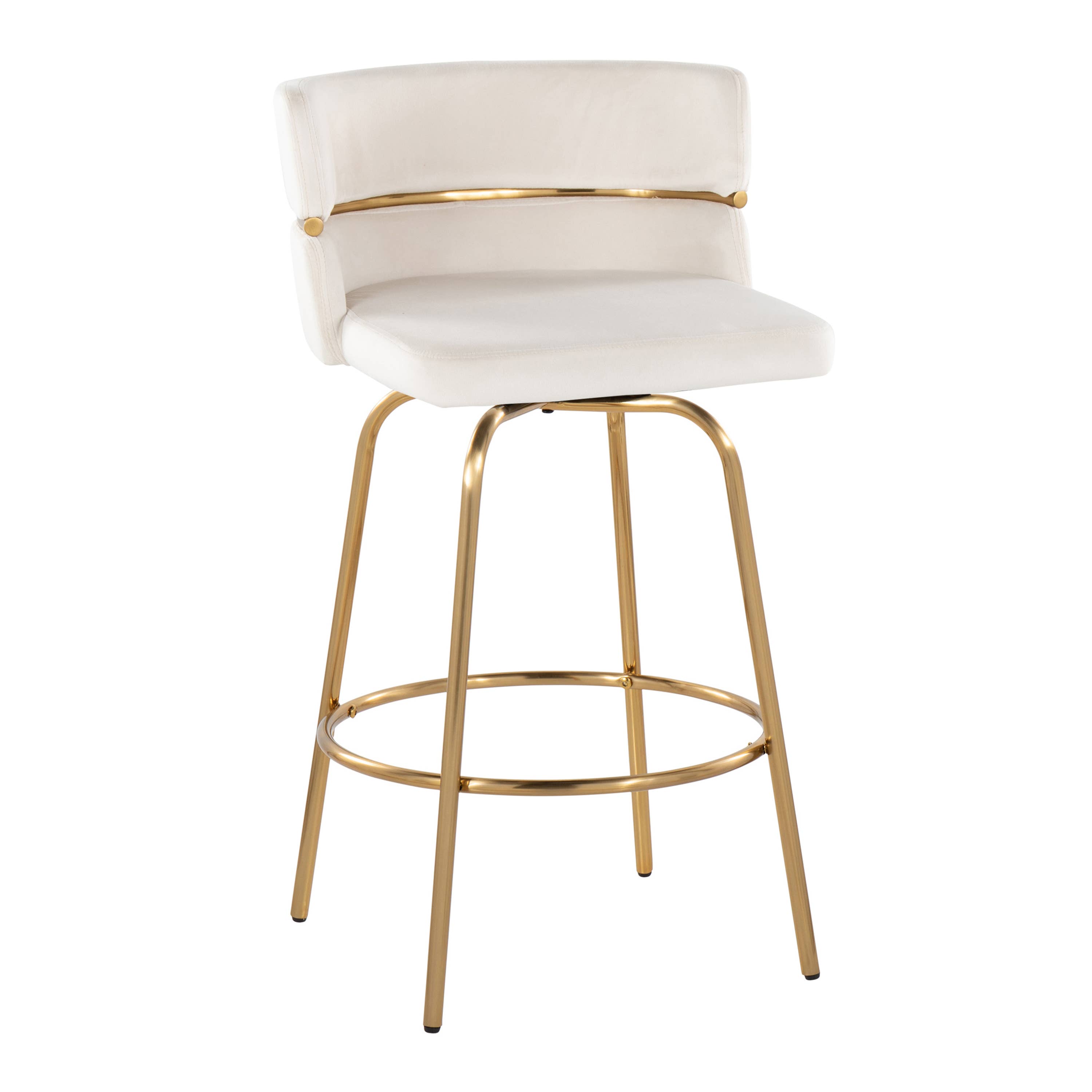 LumiSource and Grandview Gallery - Wholesale Stool - Cinch Claire 26" Fixed-Height Counter Stool - Set of 25