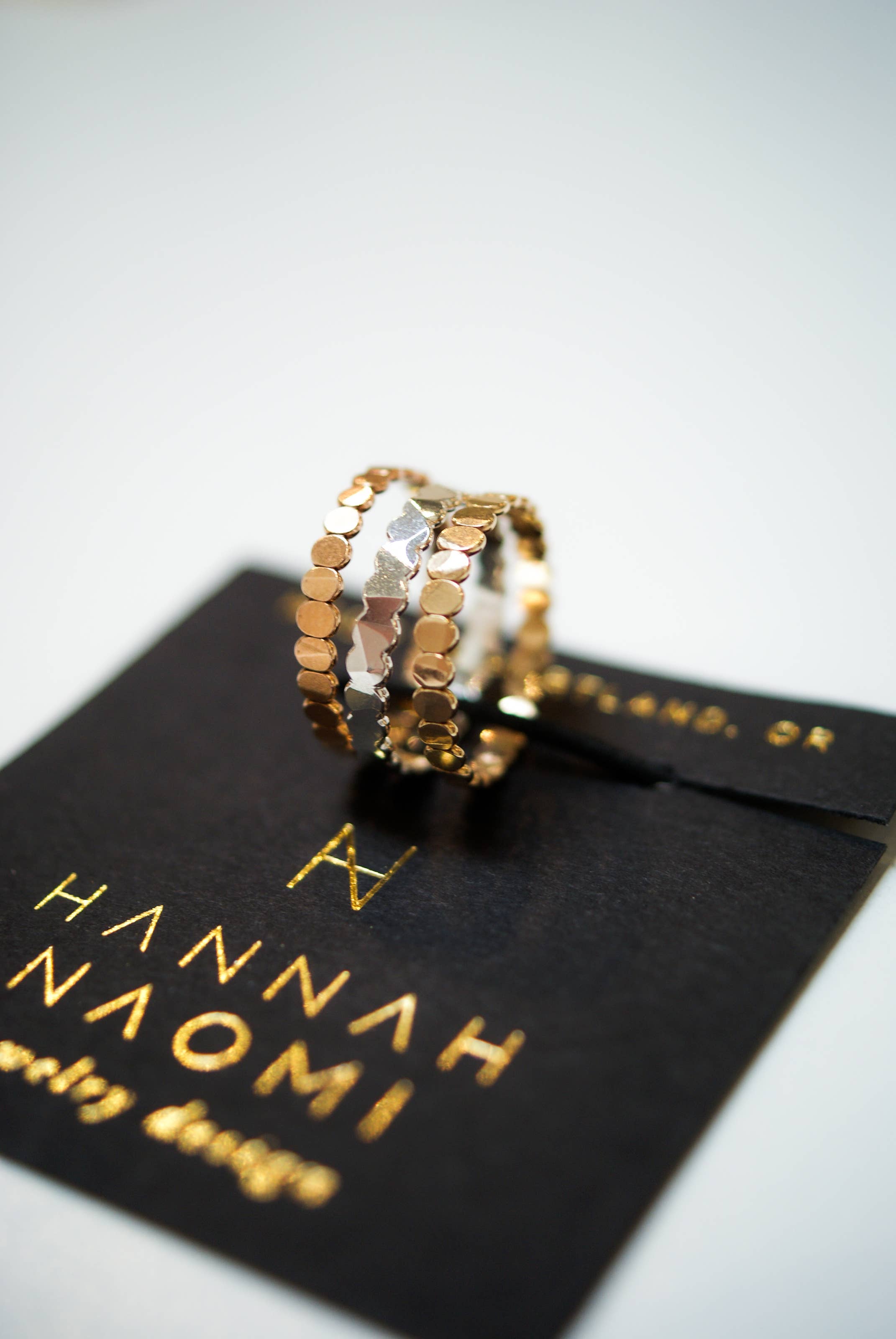 Hannah Naomi - Vendita all'ingrosso Anello midi/a fascia - Anello con Perline, Riempimento in Oro 14K2