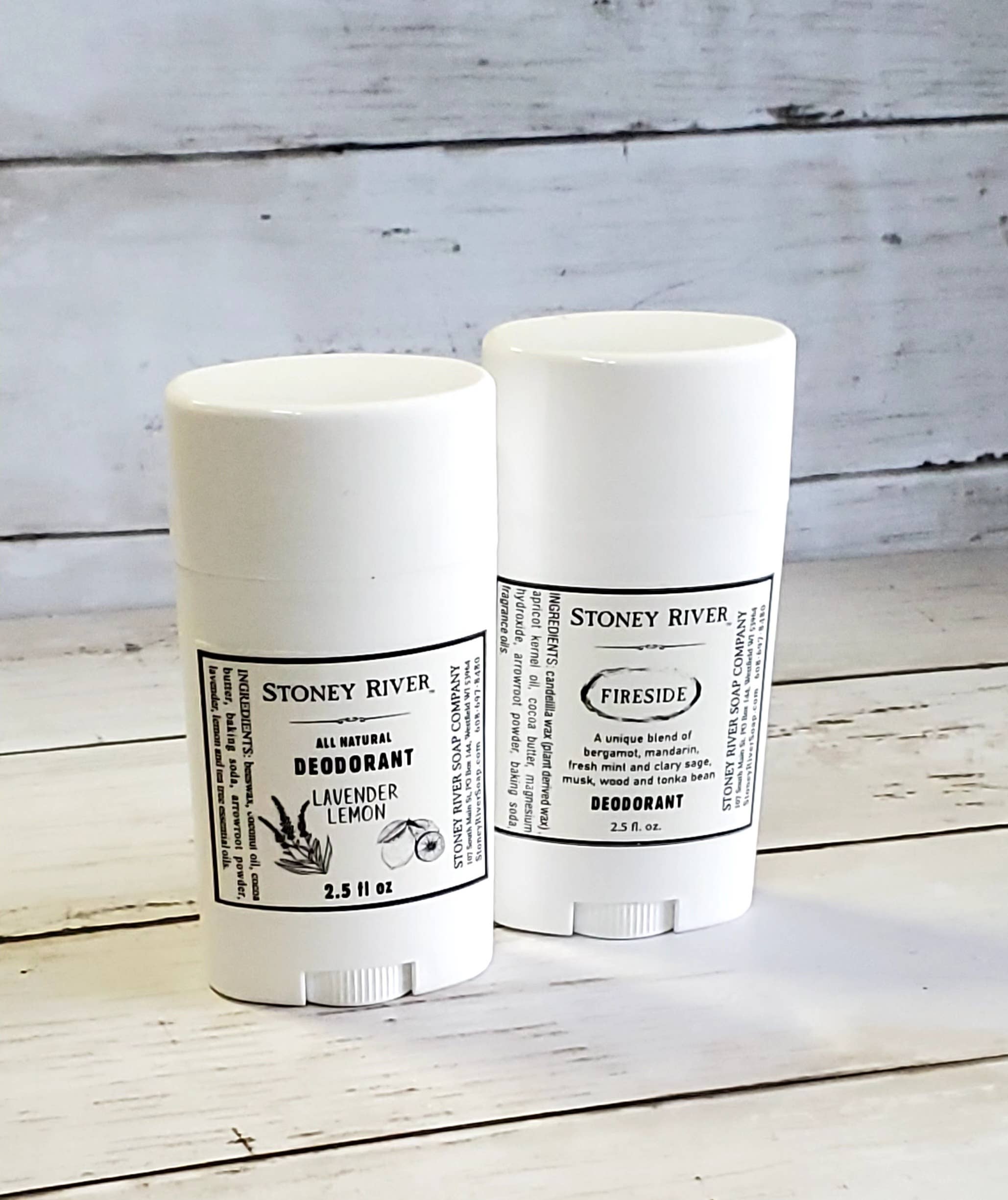 Stoney River Soaps – wholesale Deodorant – Unisex – Deodorant - Fireside or Lavender Lemon1