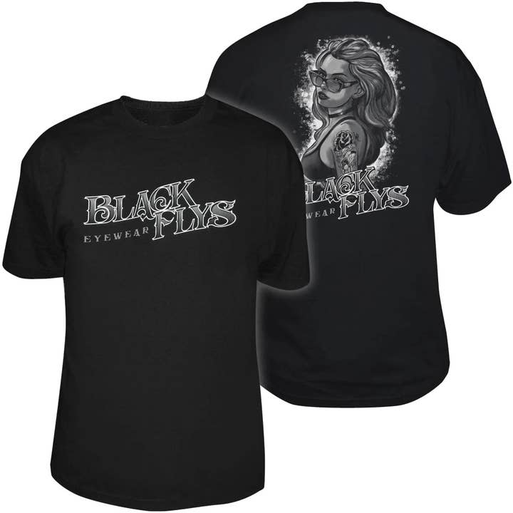 Vixen Tee for wholesale by Black Flys Eyewear
