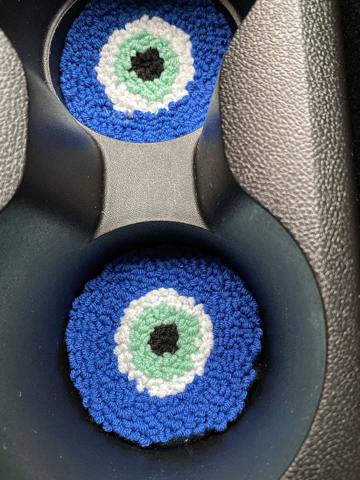 Juego de Posavasos para Coche y Accesorios de Bordado con Aguja de Ojo Turco para venta al por mayor de Honey Art and Nature