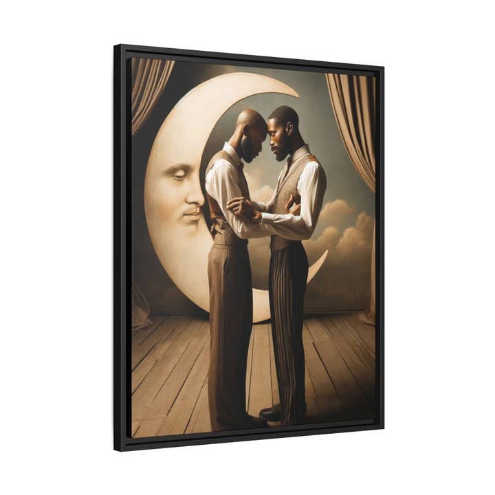 Walt & Pete - Wholesale Art Print - Missing Art Studies - Man In The Moon 00230