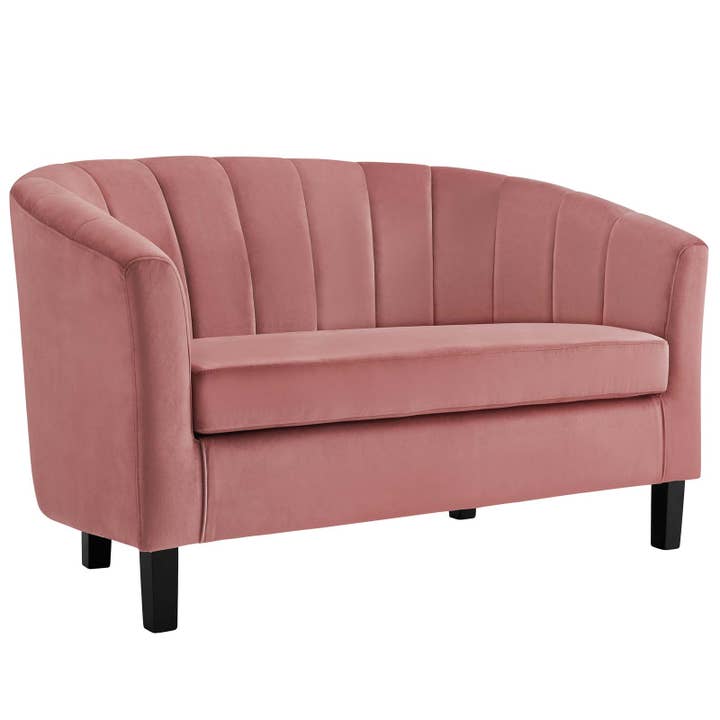 Prospect Channel Tufted Performance Velvet Loveseat for wholesale by Modway