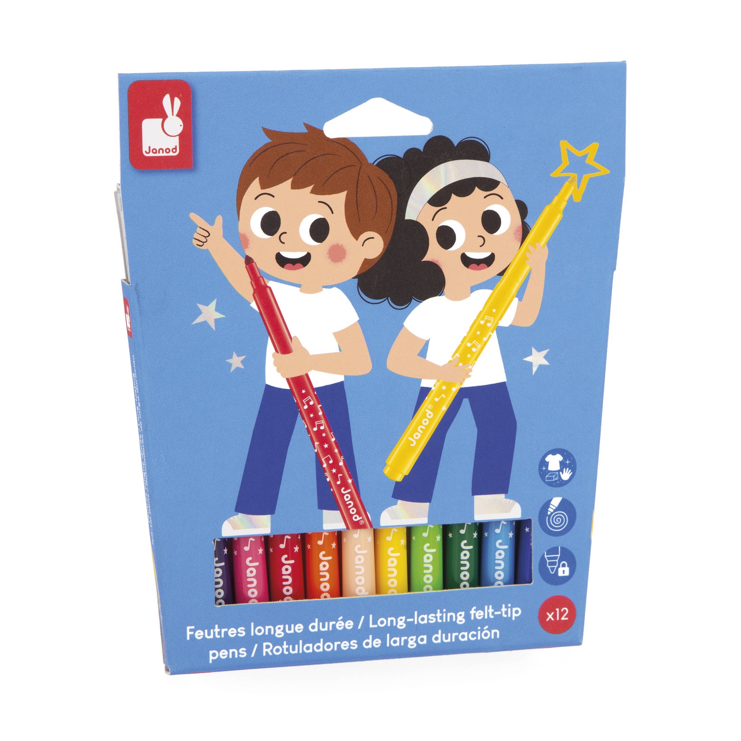 Juratoys - Wholesale Art Set - Kids & Baby - LONG-LASTING FELT-TIP PENS x 120