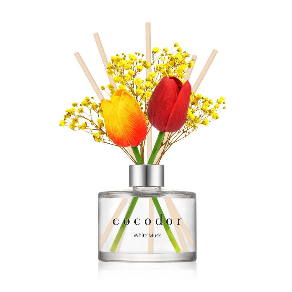 Cocodor Italy srl - Wholesale Geurstokjes - Cocodor Tulip Diffuser 200 ml met White Musk geur1