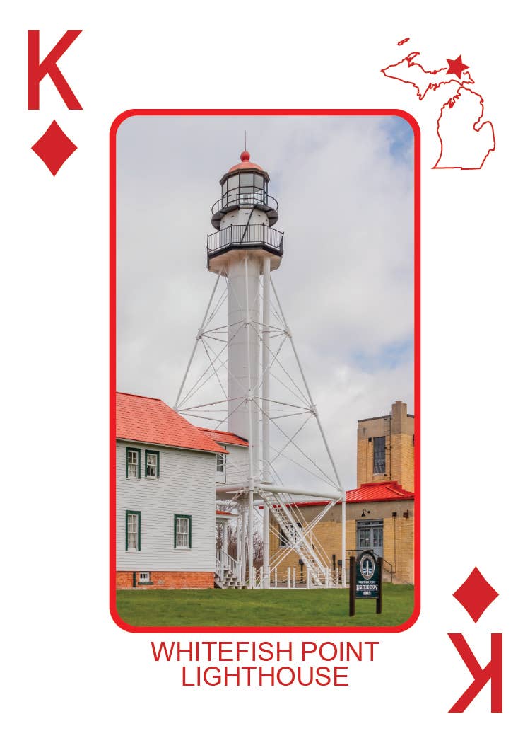 Phil Stagg Photography - Wholesale Playing Cards - LIGHTHOUSES OF MICHIGAN - Playing Cards - Euchre Friendly52