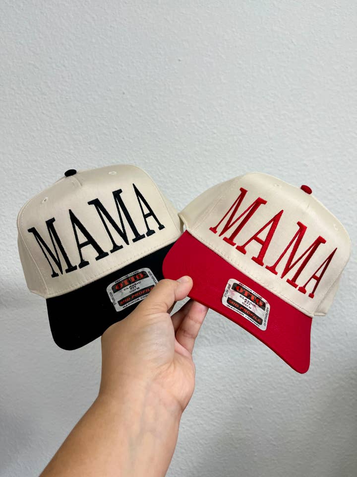 Chapéu MAMA Bordado por atacado de LC by Carina