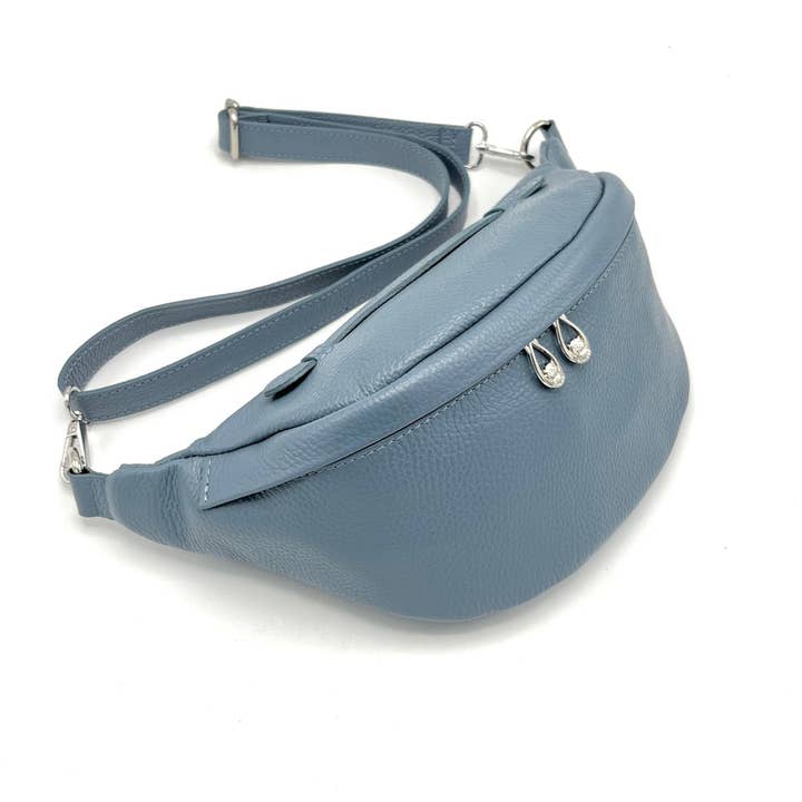 Suie Valentini srl - Wholesale Crossbody Bag - Women's - Genuine leather fanny pack, Made in Italy, art. 11242619