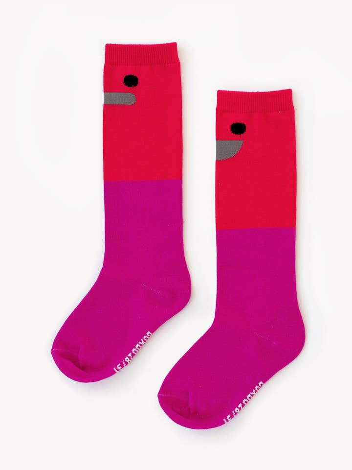 BOXBO - Vendita all'ingrosso Calzini - Bambini - Chaussettes hautes Wistiti Rouge0