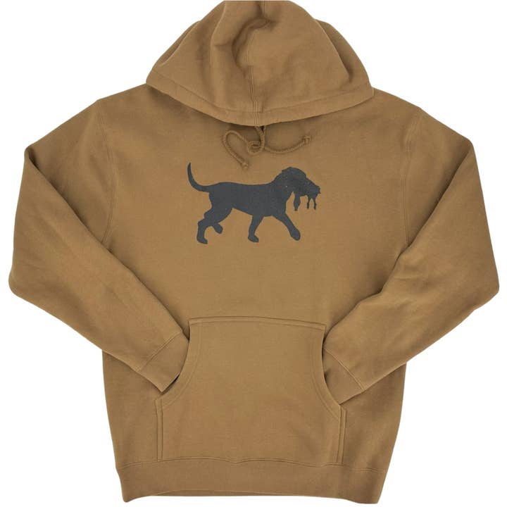 Back Down South Clothing - Wholesale Hoodie - Men's - Distressed Logo Hoodie - Tobacco