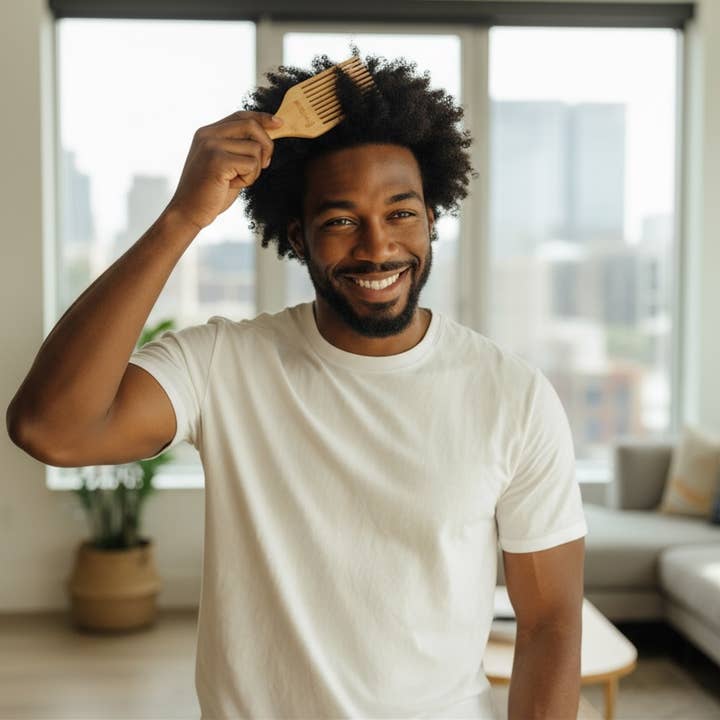 Bamboo Switch - Wholesale Hair Brush/Comb - Bamboo Hair Pick | Stocking Stuffer4