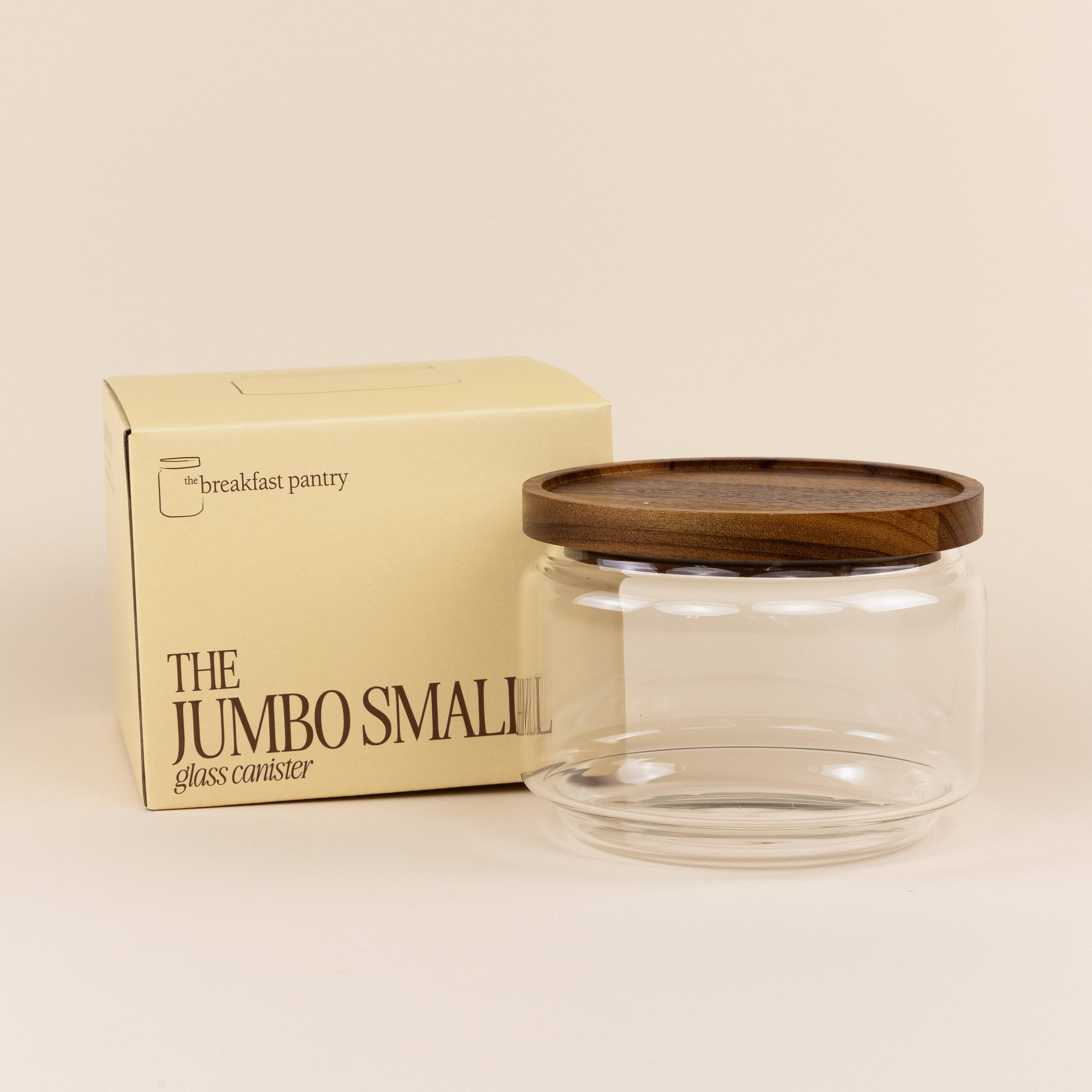 The Breakfast Pantry - Wholesale Canister - The Jumbo Small Glass Canister2