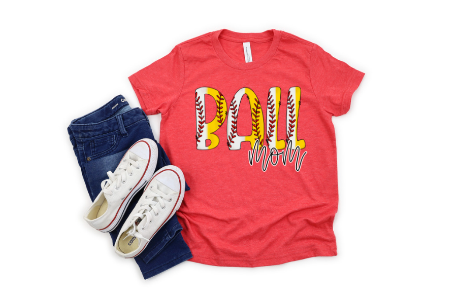 Simple Tymes - Wholesale Sublimation Transfer - Ball Mom (softball & baseball) DTF Print0