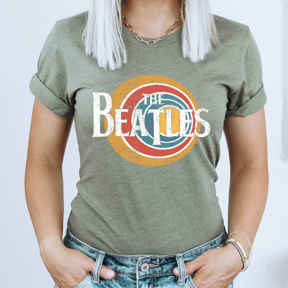 Dakota Soul Tees - Wholesale Screen Printed T-Shirt - Women's - Beatles Tee | 70s Band Tee | Retro Band Shirt2