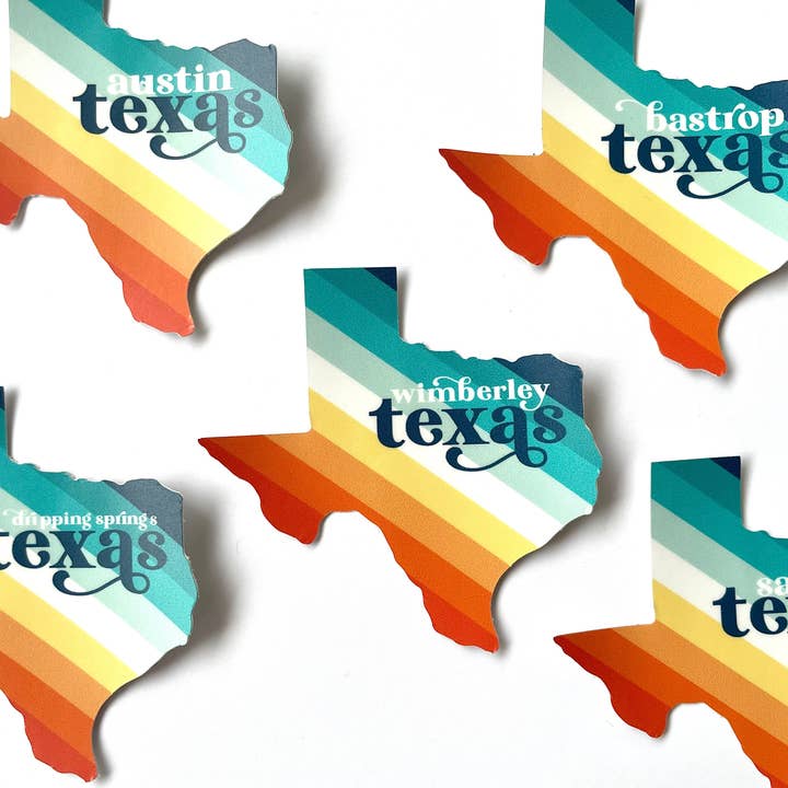 Hemlock & Heather - Wholesale Sticker - Custom Retro Texas Sticker5
