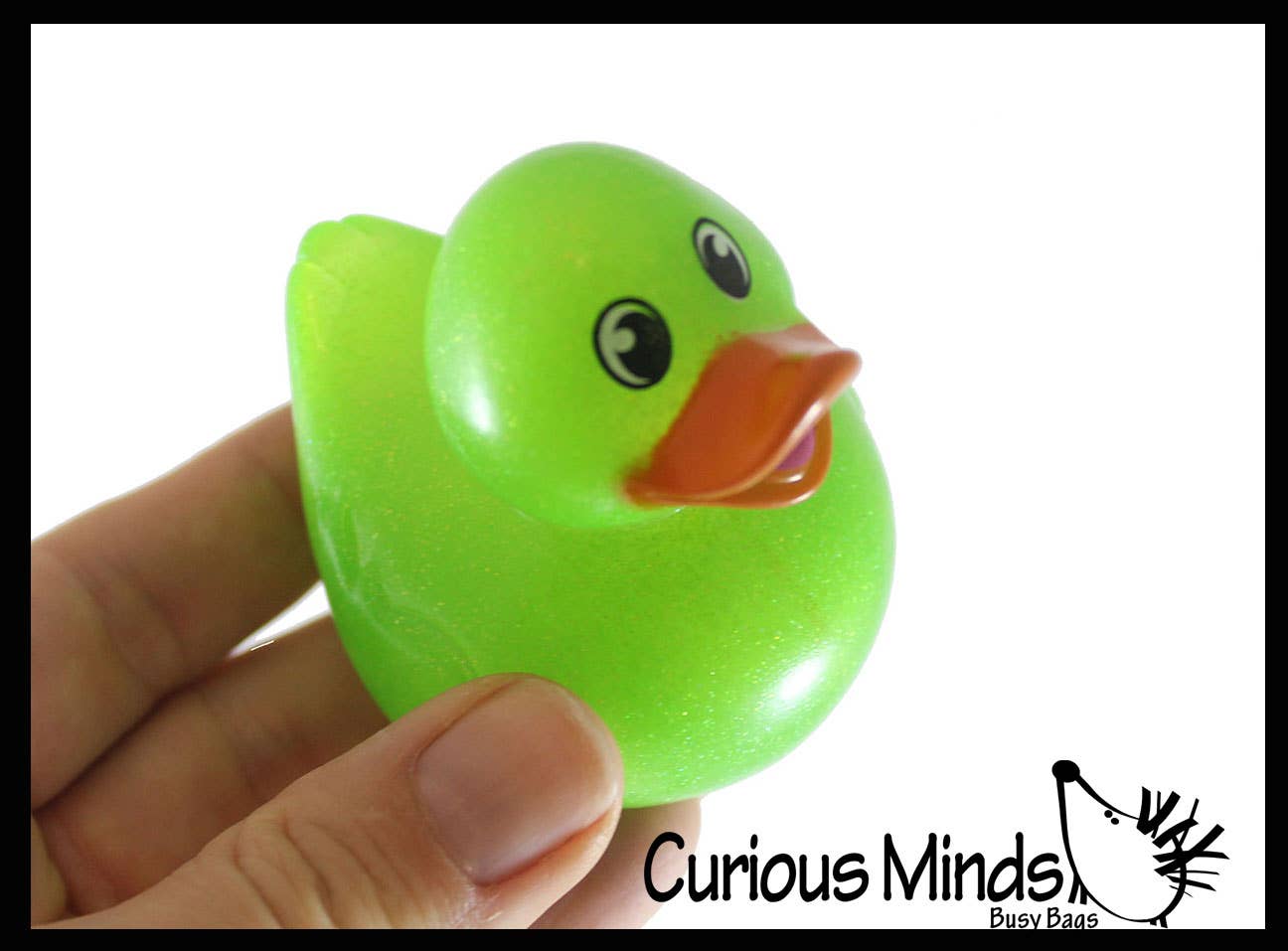 Curious Minds Toys - Venta al por mayor Juguete para la bañera - Bebés - 1 pato de goma mediano de 5 cm con brillo - juguete pato de goma7
