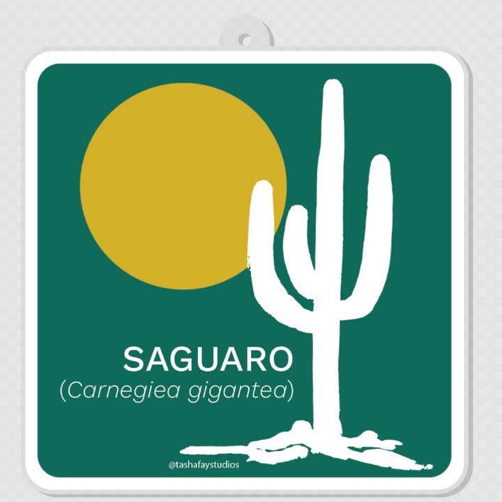 3" Saguaro Acrylic Ornament for wholesale by Tasha Fay