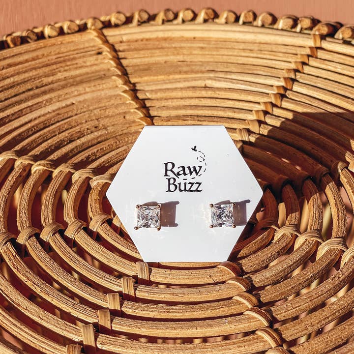 Honey Bunny Stud Earrings for wholesale by Raw Buzz Co