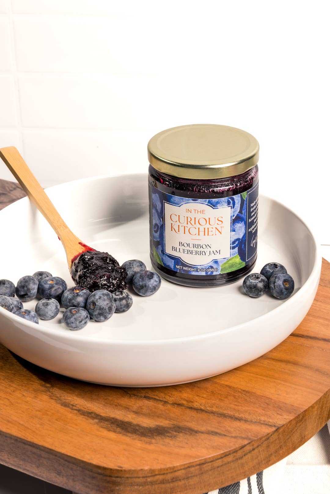 In the Curious Kitchen - Wholesale Jam/Jelly - Blueberry Bourbon Jam | 9 oz.6