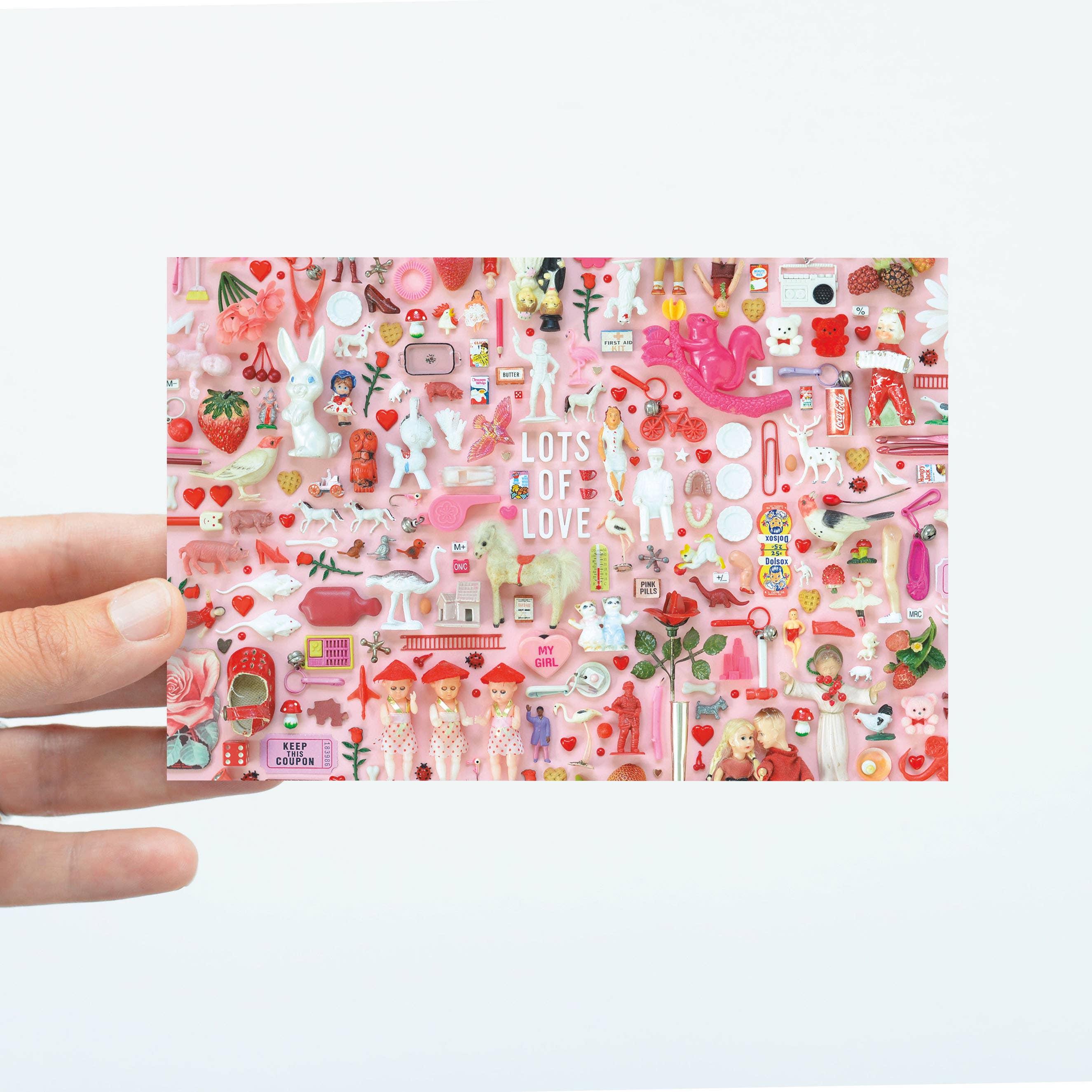 Imaginary Animal - Wholesale Love Card - Tiny Things Love Collection Greeting Card or Postcard1