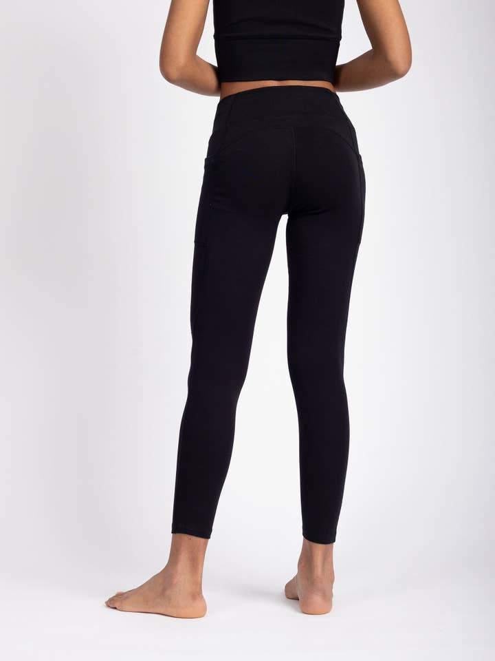 Happy Earth - Wholesale Athletic/Lounge Leggings - Women's - PlantTec™ Organic Seamless Leggings | Eclipse3