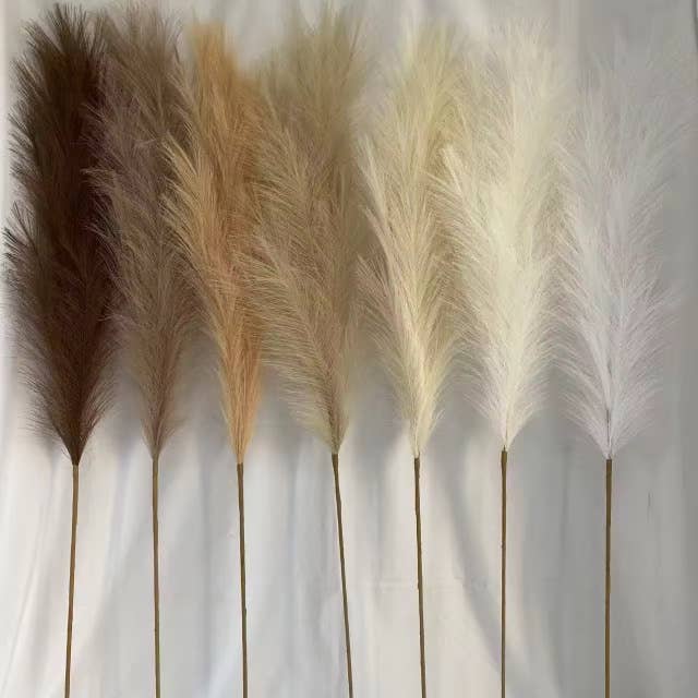 Cwpco - Vente Plantes artificielles - Arbre de pampa en fausse fourrure de luxe 3ft-8ft | Décor bohème fait main2