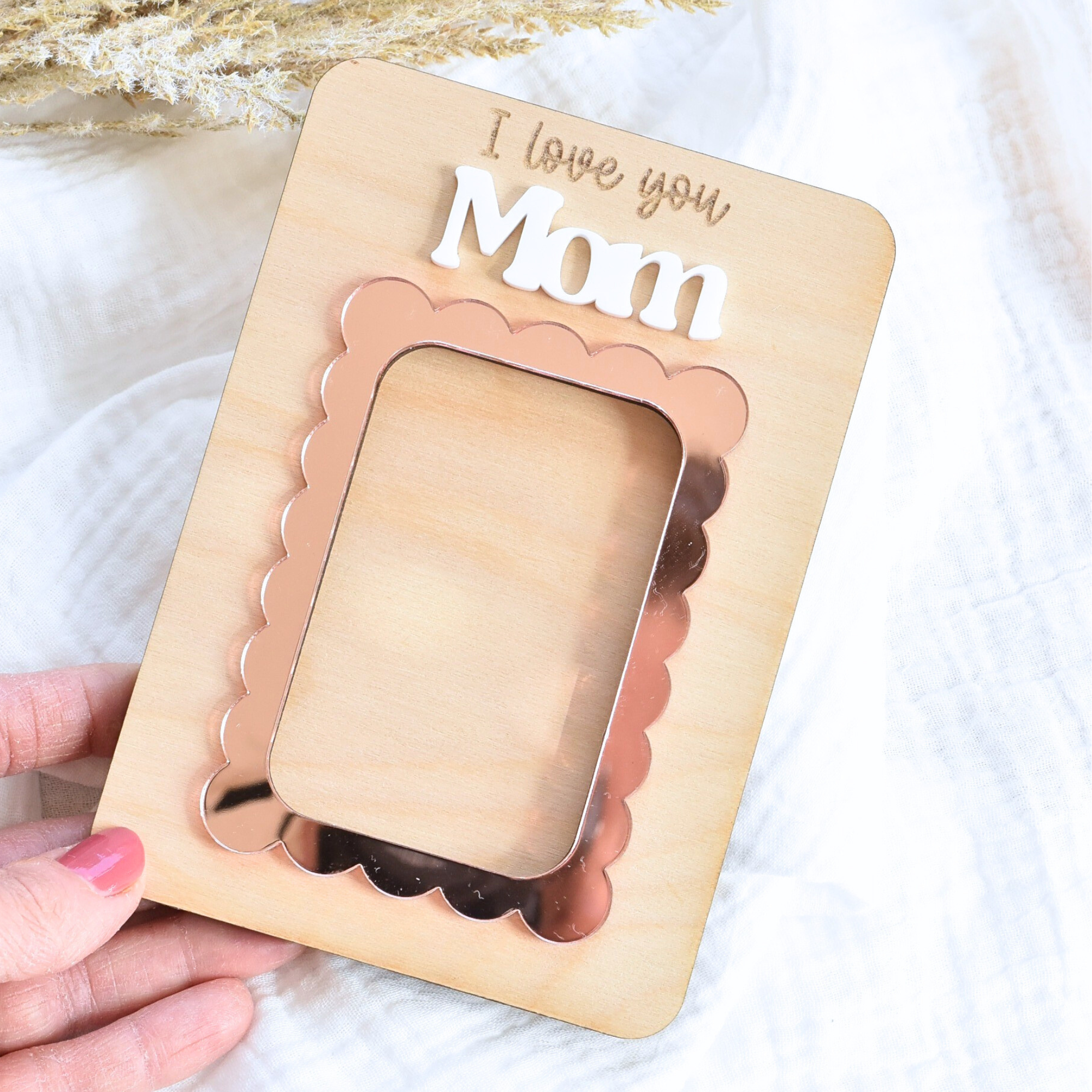 Etchedoccasions – wholesale Picture frame – Mother's day Photo Frame Fridge Keepsake for Mom0