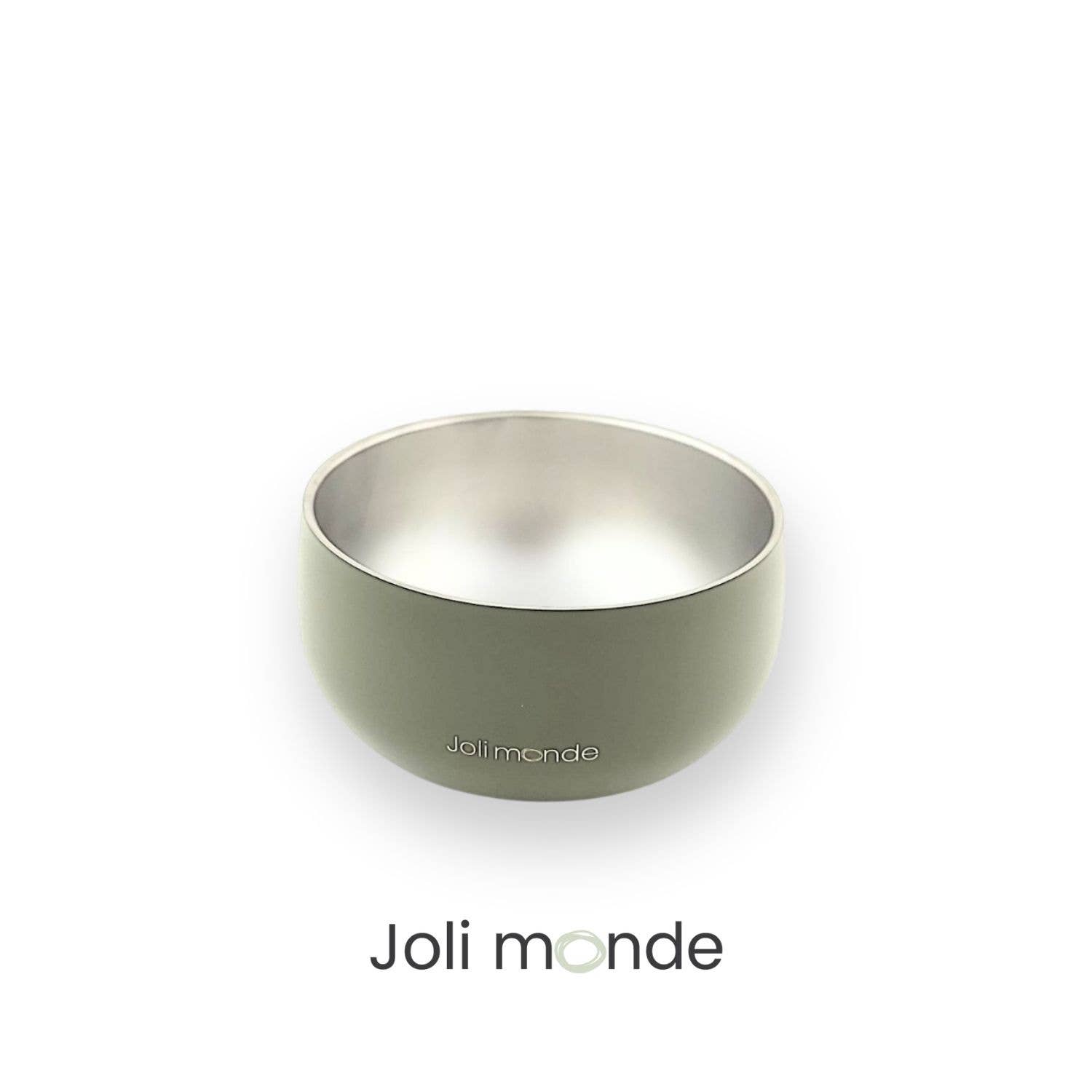 Joli Monde - Wholesale Bowl - Kids & Baby - 400 ml colored stainless steel bowl. Lichen0