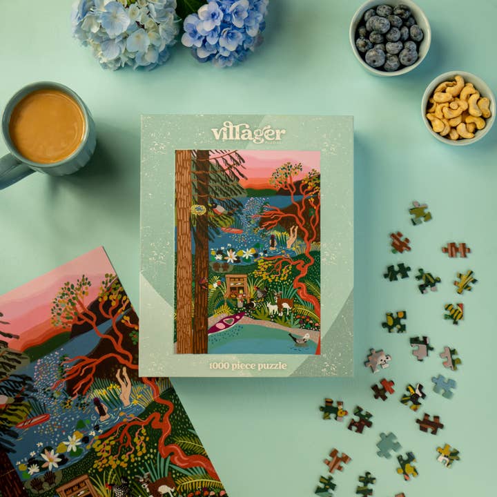 Villager Puzzles - Wholesale Puzzle - Adult - Salt Spring Island 1000-Piece Puzzle | Designed in BC Canada