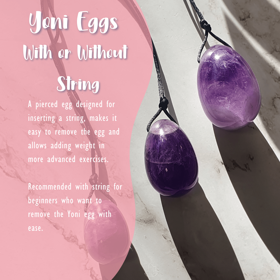 Vives de la Cortada S.L - Wholesale Spiritual Stone/Crystal - Amethyst Yoni Eggs Pack with Hole8