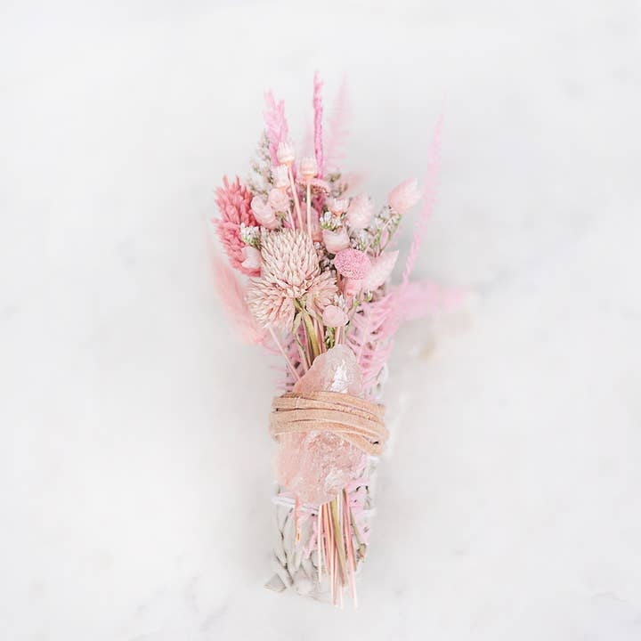 Seed Floral - Wholesale Sage Bundle - Smudge Stick- Palos Santos Sage Crystal Bundle Pack