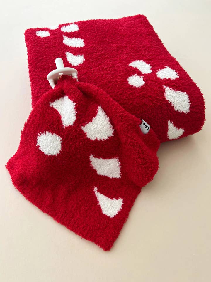 Christmas Plush Lovey | Candy Cane for wholesale by Lucky Panda Kids
