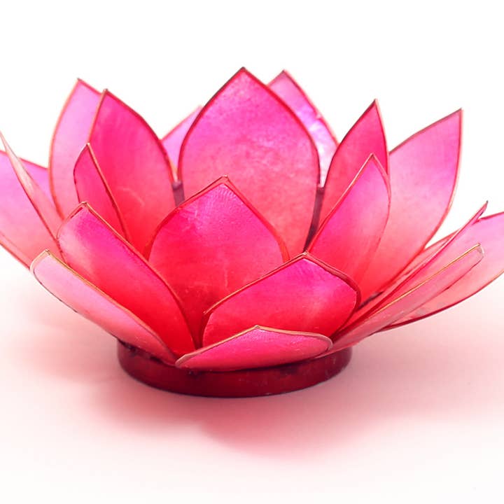 Mea-Living - Wholesale Candle Holder - Lotus light “summer sun” coralpink
