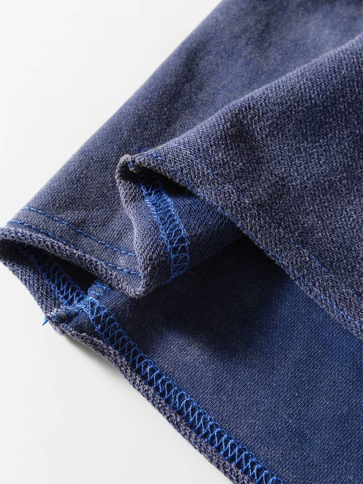 Suhkasana - Wholesale Pants - Women's - Women's Black Mineral Wash Wide Leg Patchwork Pants25