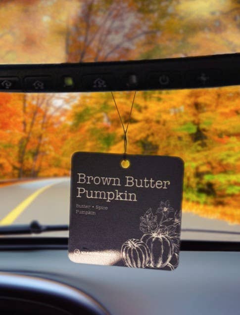 Milkhouse Candle Company - Wholesale Air Freshener - Car Freshener: Brown Butter Pumpkin1